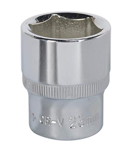 Sealey SP1223 Walldrive Fully Polished Socket, 1/2