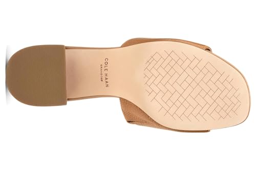 Cole Haan Cole Haan Women's Sandals - Calli Single Band Block Heel, Pecan Leather, 10-B US