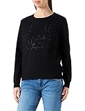 Street One Damen 301719 Pullover, Schwarz, 44