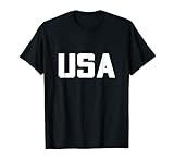 i love usa, enjoy cool patriotic united states of america maglietta