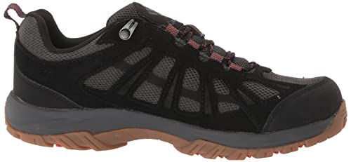 Columbia Men's Redmond III Waterproof Hiking Shoe, Dark Grey/Black, 10.5
