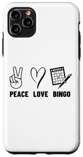 Peace Love Bingo Proud �����Y ���f�B�[�X �r���S�v���[���[ �X�}�z�P�[�X iPhone 11 Pro Max �p