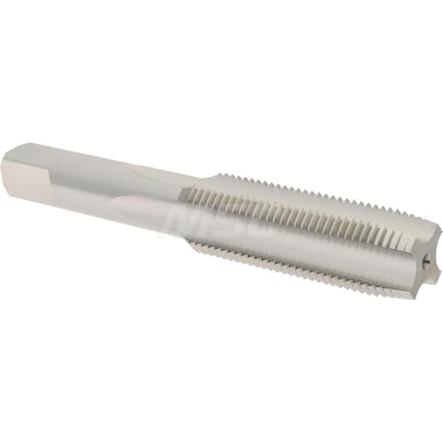 Hertel Straight Flute Tap, M16x1.5 Metric Fine, 4 Flute, Plug Chamfer, High-Speed Steel, Bright/Uncoated Finish, 3-13/16