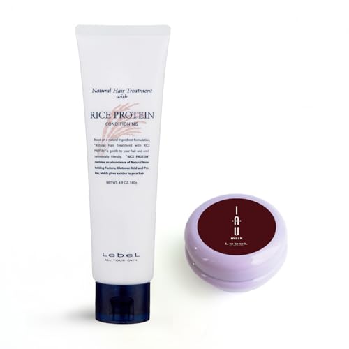 LebeL - Tratamiento natural para el cabello, proteína de arroz, 140 ml y regalo