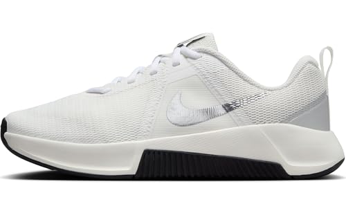Nike MC Trainer 3 Premium Women's Workout Shoes (FZ2112-101, Summit White/Sail/Black/Metallic Silver)