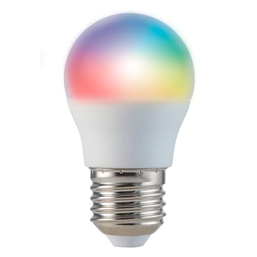 energeeks - Bombilla Inteligente LED - Multicolor RGB - Casquillo E14-5W - 470 Lúmenes - Temperatura Ajustable - Wifi + Bluetooth - Compatible con Alexa y Google - imagen 4