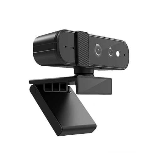 YIK TUNG 顔認証カメラ Windows Hello顔認証対応 WEBカメラ webcam 1080P 30fps pcカメラ ウェブ カメラ window10/11対応 内蔵マイク パソコン カメラ 外付け 360°調節可能 200万画素 広角80° 小型 ノイズリダクション機能 ケーブル長1.5m