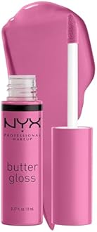 NYX PROFESSIONAL MAKEUP Butter Gloss, Non-Sticky Lip Gloss - Merengue (Pink Lilac)