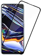 Image of Tempered Glass Screen Protector Compatible For Realme X7 / 7 Pro with Edge-to-Edge Protector and with Easy Installation Kit
