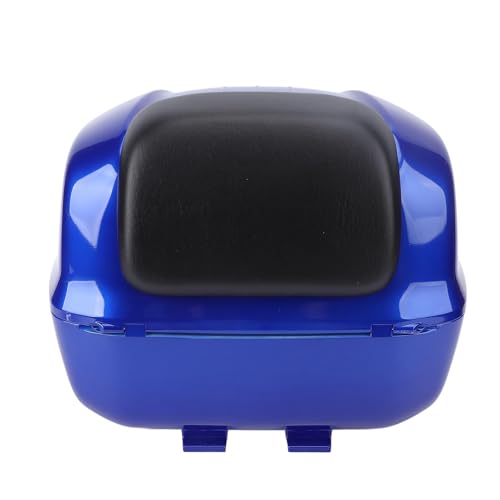 Caja para motocicleta de 33L con cerradura de combinación y respaldo para equipaje de scooter 5