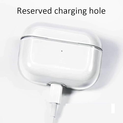 Image of YODI Case Cover for Airpods Pro|Pro 2|Airpods Pro 3|Airpods 4 Pouch, Silicone Cases with Cleaner Kit 360 Drop Protection,Shock-Resistant ((Transparent), Airpods 4)