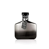 Zitrusnote John Varvatos JV X NJ Silver – Eau de Toilette homme/men, 75 ml, sinnlicher Herrenduft, Kombination aus elektrisierenden Citrus-Noten & Hölzern, Duft im schwarzen Design Flakon