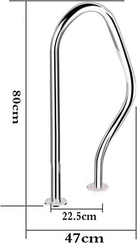 Corrimão Corrimão de piscina, suporte de corrimão de piscina de aço inoxidável 304 grosso, amorteced