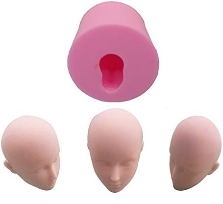 SEPTEMBER 3D Cute Baby Face Silicone Mould Chocolate Candy Pudding Mold Handmade Polymer Clay Molds (1226)