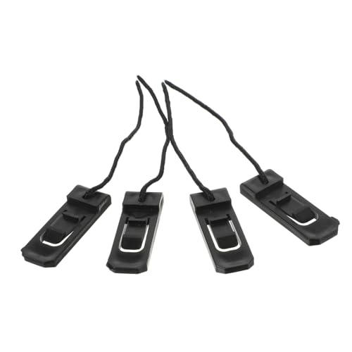 ifundom 4Pcs Snap Type Surfboard Fin Splitter Durable Accessory for Paddle Board Stability Replacement for Inflatable Surfboards Black