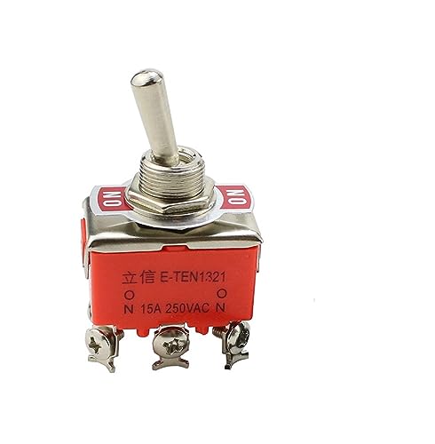 Interrupteur bouton Orange E-TEN1321 étanche pour tableau de bord bateau et auto