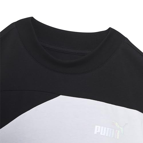 Image of Puma Girls' Short Sleeve T-Shirt, Fashion Prints & Colors, Soft and Comfortable