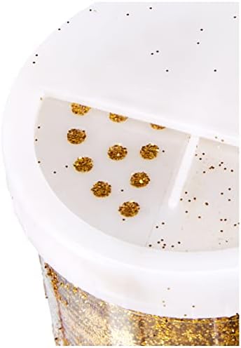 Baker Ross Jumbo Gold and Silver Glitter Shakers for Kids Arts and Crafts Large Glitter Containers Ideal for Crafting in Classrooms, Schools, and Preschools (Pack of 2),100g