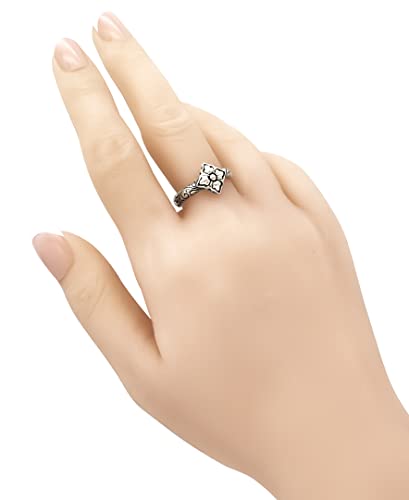 DEVATA Gold Plated Sterling Silver 925 / Sterling Silver 925 Bali Filigree Ring3