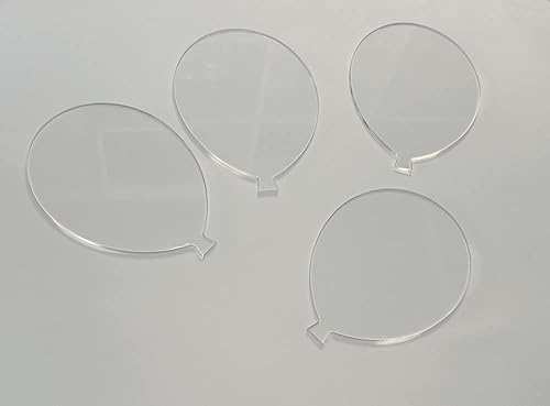 Miniatura 9 de Globos acrílicos en blanco, 17 tarjetas de globos de hitos de primer año para accesorios de fotos de bebé, baby shower, regalo de bebé, recuerdo de