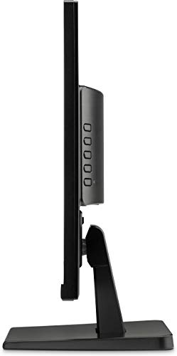 HP 24w Monitor, Schermo 24 Pollici IPS Full HD, Risoluzione 1920 x 1080, Micro-Edge, Antiriflesso, Tempo di Risposta 5 ms, Comandi sullo Schermo, HDMI e VGA, Reclinabile, Nero