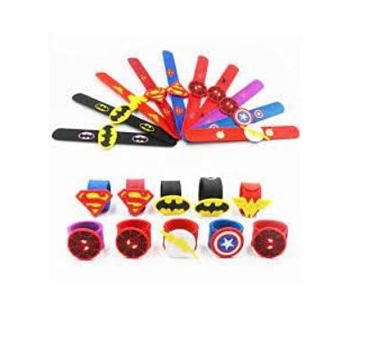 Moms Charm Avengers Slap Bands - Accesory/Rakhi For Kids, Super Hero Merchandise and Accessories - Random Color - Pack of 2 (B09QPN43SM) Amazon Price History, Amazon Price Tracker