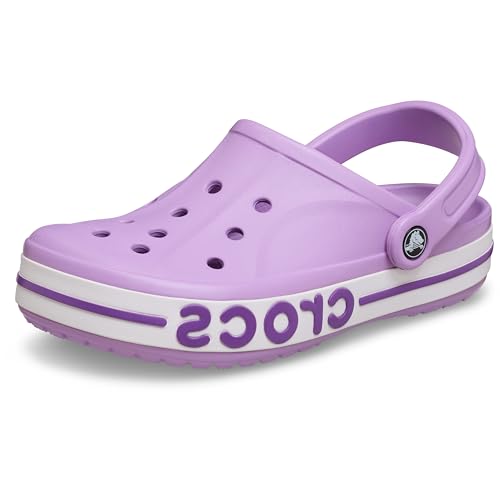 Crocs Unisex Classic Lined Tie-Dye Clog Shoes, orchid, 22/23 EU