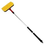 セフティー3(Safety-3) ロング伸縮 散水お掃除スポンジ 約100~150cm ホース直結 ブラシに通水 手元で止水可能 SSS-2