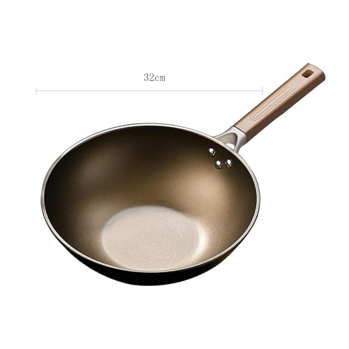 Wok de aleación de titanio 32 cm pan antiadherente cocina miniatura 2