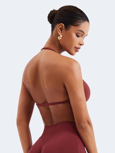 Image of VOYJOY Impact Strappy Bra Sports Bras for Women Basic Workout Gym Yoga Bra