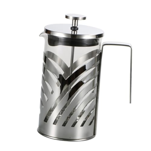 Sewroro Cafetera Prensa Francesa de Acero Inoxidable 304, Tetera Filtro Infusor, Capacidad 350 Ml, Resistente al Calor, Adecuado para Café y Té Hogar