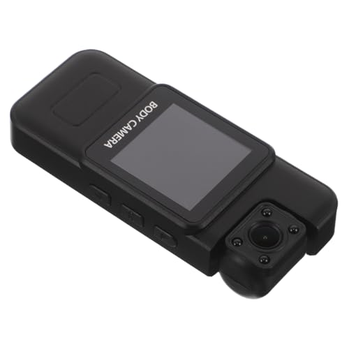 LABRIMP Cámara Corporal Portátil con Visión Nocturna Infrarroja Resistente al Agua Clip para Grabación Manos Libres Deportes al Aire Ciclismo y Viajes