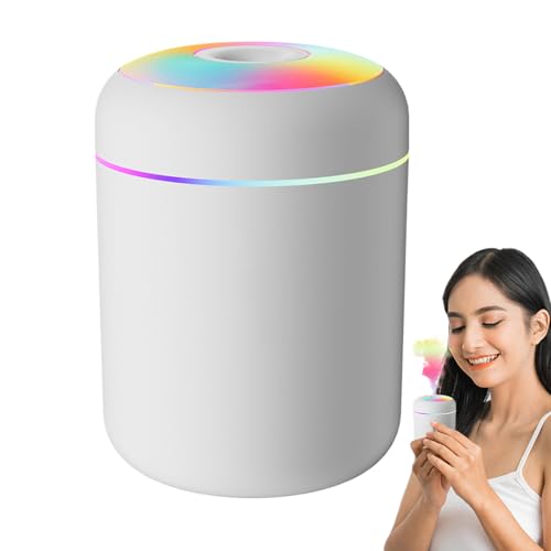 YNPQTDS Humidificadores para Dormitorio - Ambientador con Luz y Alimentación USB | Humidificador De 180 Mililitros Para Dormitorio - Para Casa, Sótano, Baño, Guardería, Coche, Sala de Estar y Oficina YNPQTDS Humidificadores para Dormitorio - Ambientador con Luz y Alimentación USB | Humidificador De 180 Mililitros Para Dormitorio - Para Casa, Sótano, Baño, Guardería, Coche, Sala de Estar y Oficina