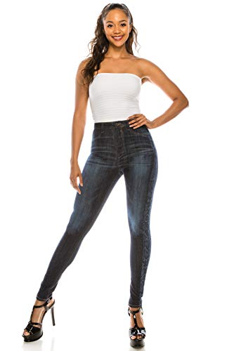 Aphrodite High Waisted Jeans for Women - High Rise Waist Stretch Skinny Slim Fit Basic Denim Pants2