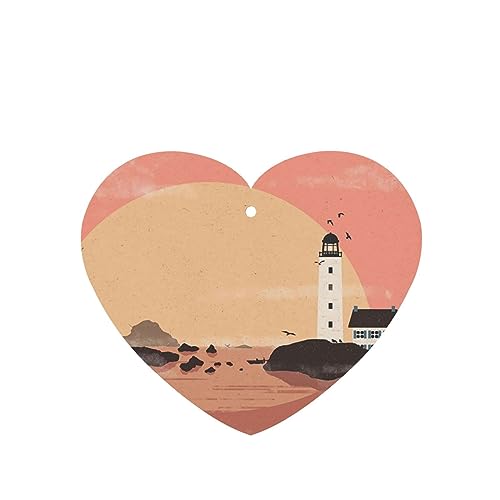 Lighthouse Sunrise ԗpF p[\iCYꂽXCX J[A}Zs[^ubg ݂艺F܃J[h [vt 4 ԂƂ̑p