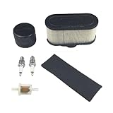 VIRELLO Kawasaki Motor-Service-Kit mit Luftfilter 99999-0384 Öl-Kraftstofffilter und Spark BPR4ES für FR541V FR651V FR691V FR730V FS-Serie