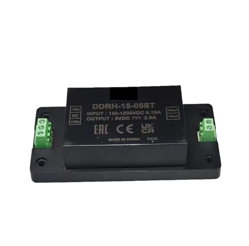 Convertisseur CC-CC DDRH-15 alimentation découpage rail entrée large 15W