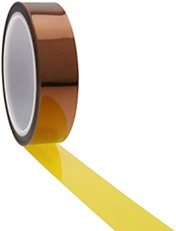 3 Pack 10mm x 33m Ultra High Temp Polyimide Tape, Kapton, PCB Tape, upto 260'c, Anodising Tape