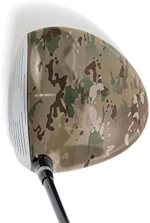 ParSkins Driver Skin - Premium Vinyl Golf Head Wrap with Precut Piece - Easy to Install - Knife-Less Tape Included - Made in USA - Right Hand - Military OCP