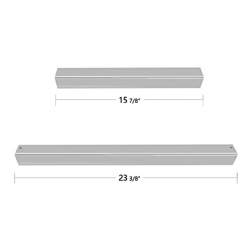 Hongso Fb7538 7538 65901 Stainless Steel Flavorizer Bars For Weber Genesis I - Iv & 1000-5000, Genesis Platinum I & Ii, With Side Control Panel, Set Of 13 (5 Pcs 23-3/8", 8 Pcs 15-7/8", 20 Ga.) #TOP1