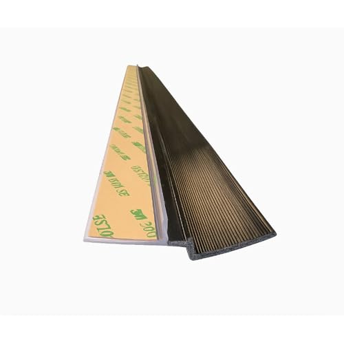 Restroom Privacy Covers, Black, 2-1/8” x 58”, – Rigid Plastic and Flexible Vinyl Restroom Stall Gap Filler, Provides Privacy, Easy to Install Self-Adhesive, Sets of 2