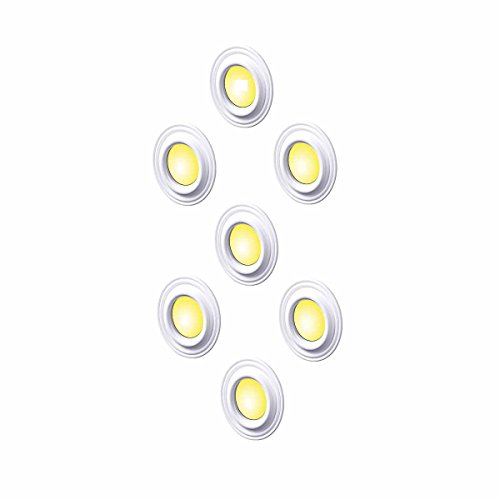 7 Spot Light Ring White Trim 5" ID X 9"