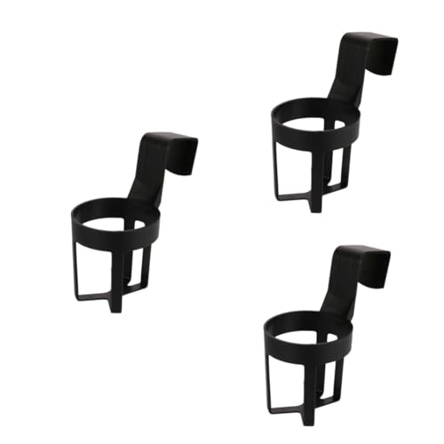 Portavasos para auto PartyKindom 3 piezas negro miniatura 1