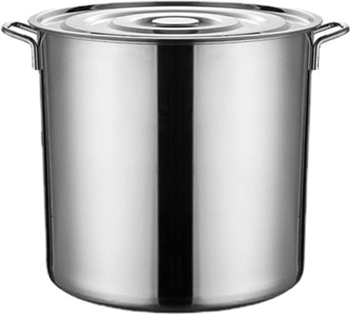 RUHEN Olla Grande para Sopa, de Acero Inoxidable, con Tapa.