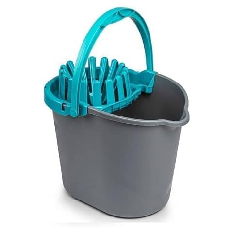 Cubo Fregona Escurrefácil Cablepelado 14L Turquesa Cover