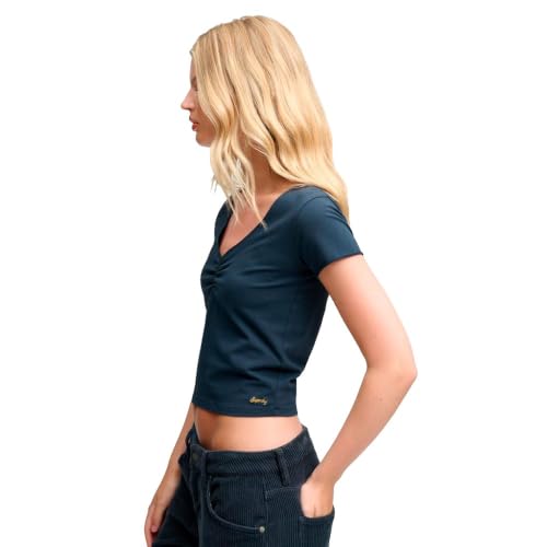 T shirt court col V femme Superdry - vue 6
