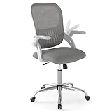 【Design Peu Encombrant】Les accoudoirs relevables à 90° permettent de glisser complètement la chaise sous votre bureau, et les roulettes universelles silencieuses roulent aisément sur carrelage ou parquet. Ces caractéristiques en font un ajout idéal aux espaces de bureau animés