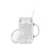 Simply Green Solutions Acrylic Mason Jar Mugs - Double Wall - 18oz. Capacity - Clear