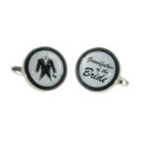 Mancuernillas RGT para hombre abuelo de la novia gris miniatura 1