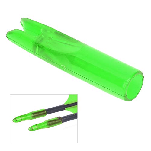 Vbest Life Archery Arrows Nocks For 6Mm Shaftment Hunting Target Shooting 50Pcs Red Blue Green (Green) #TOP3